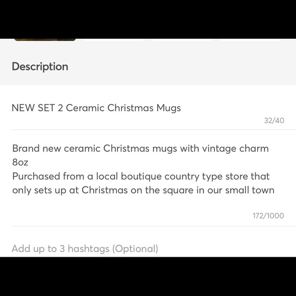NEW SET 2 CERAMIC CHRISTMAS MUGS - Picture 10 of 10